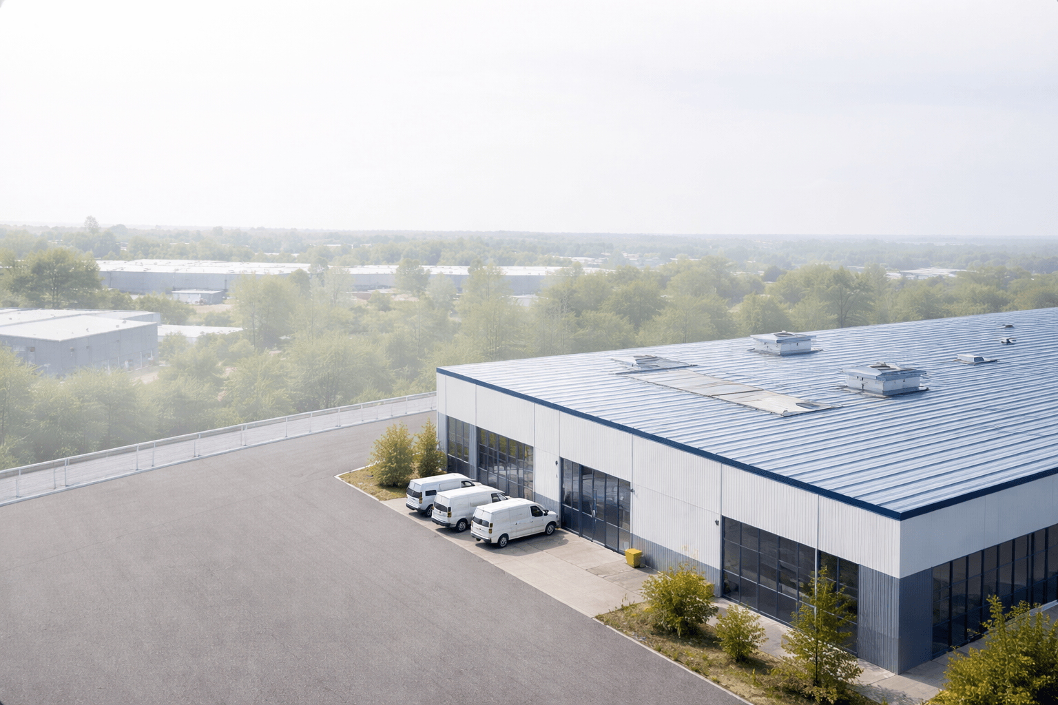 Industriële dakopbouw