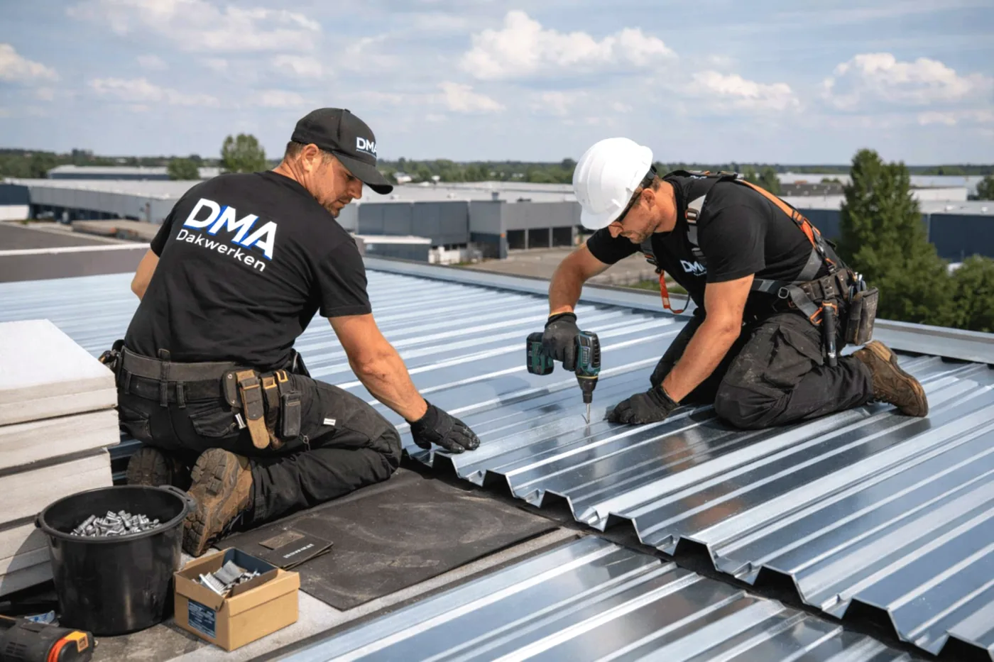 Nieuwe steeldeck daken