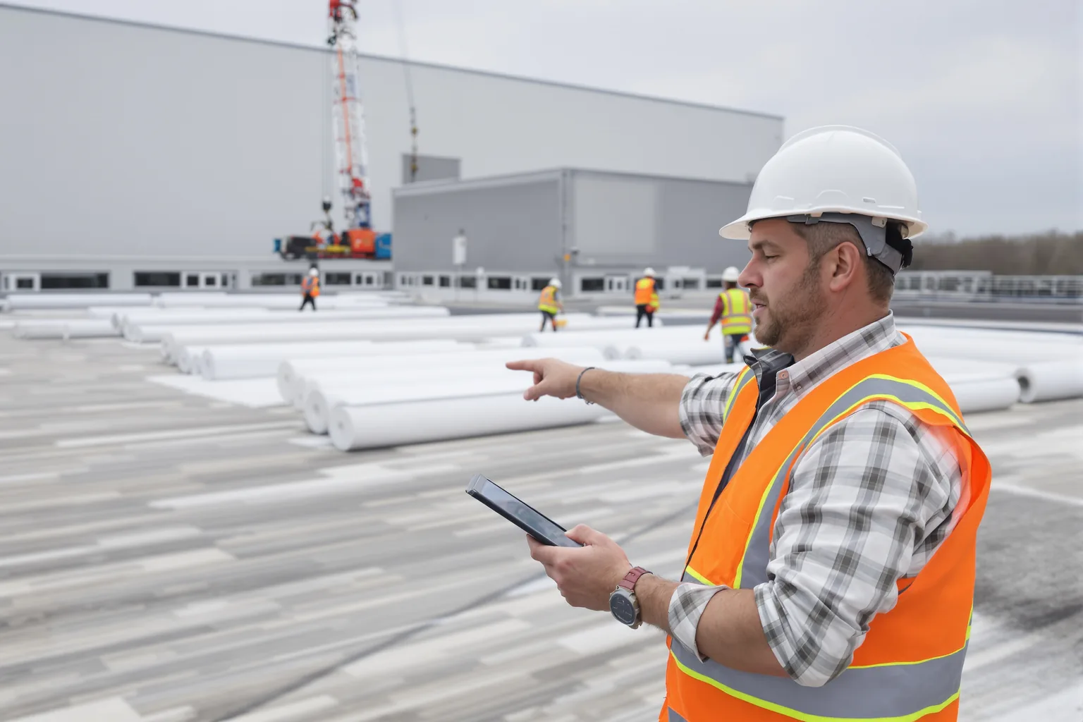 Projectcoördinatie dakwerken industrie zonder ruis - DMA Steeldeck