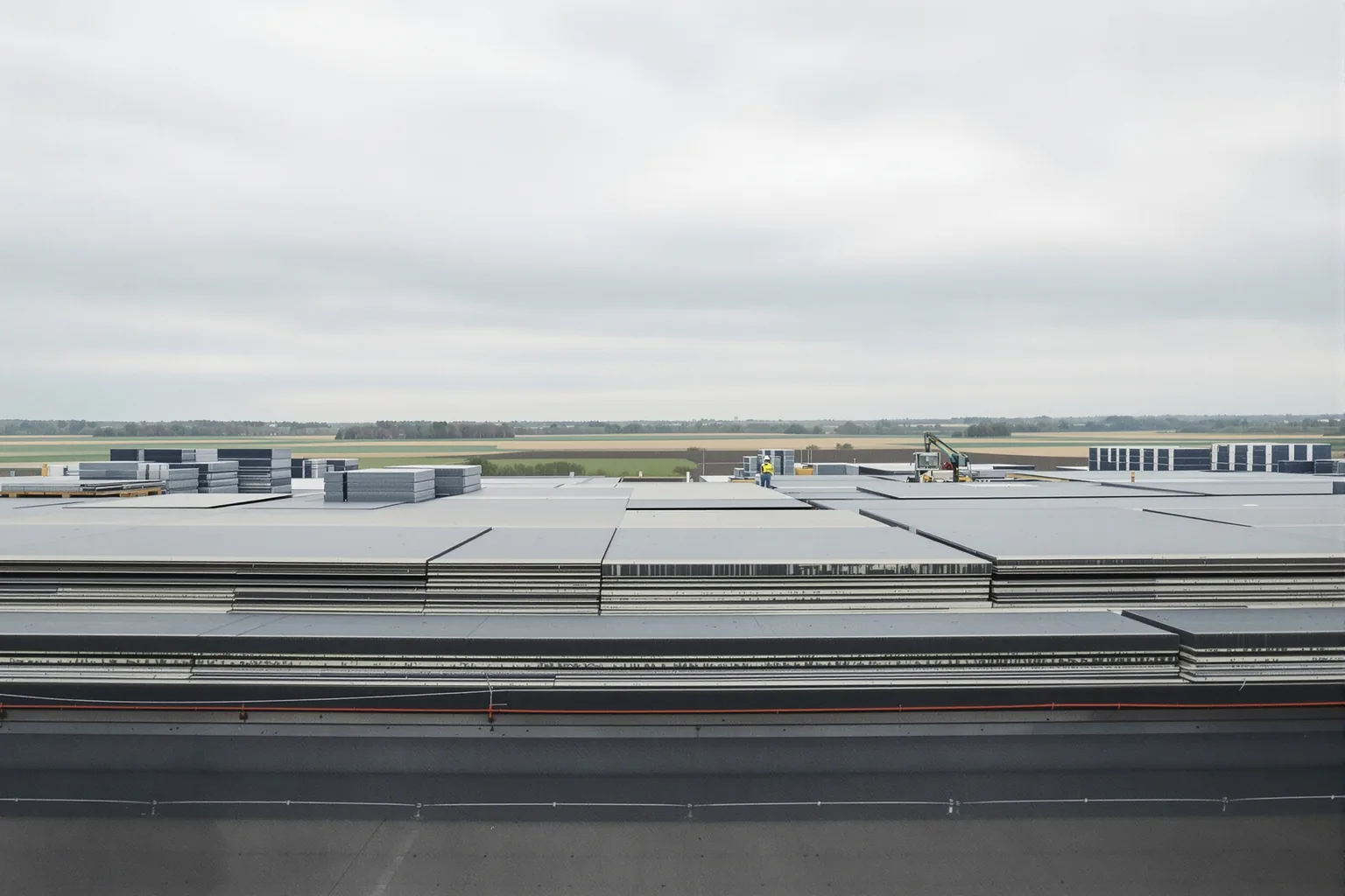 Steeldeck dak België voor industriële gebouwen - DMA Steeldeck