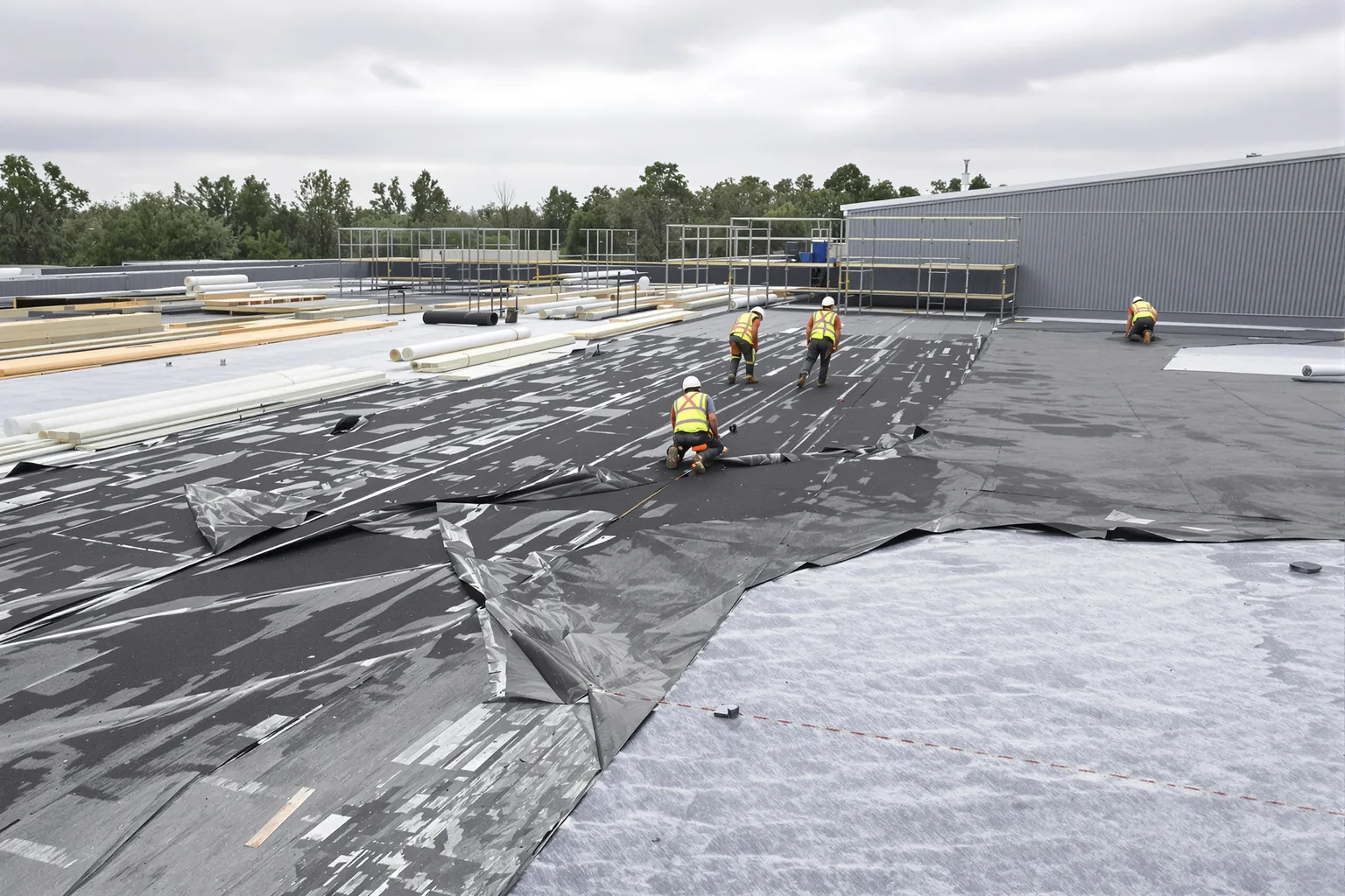 Dakrenovatie industrieel gebouw stappenplan - DMA Steeldeck