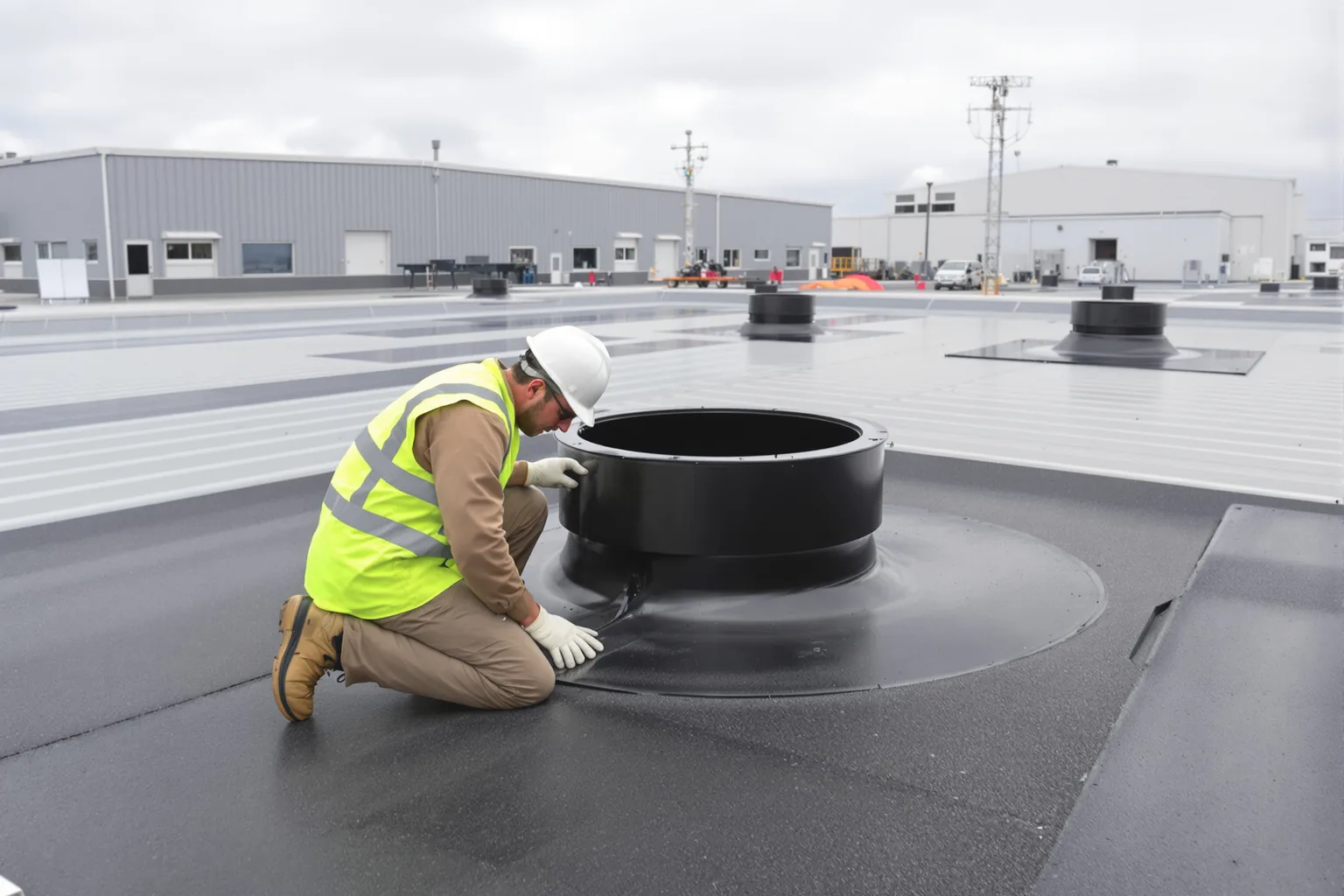 Dakinspectie industrie voor steeldeck daken - DMA Steeldeck