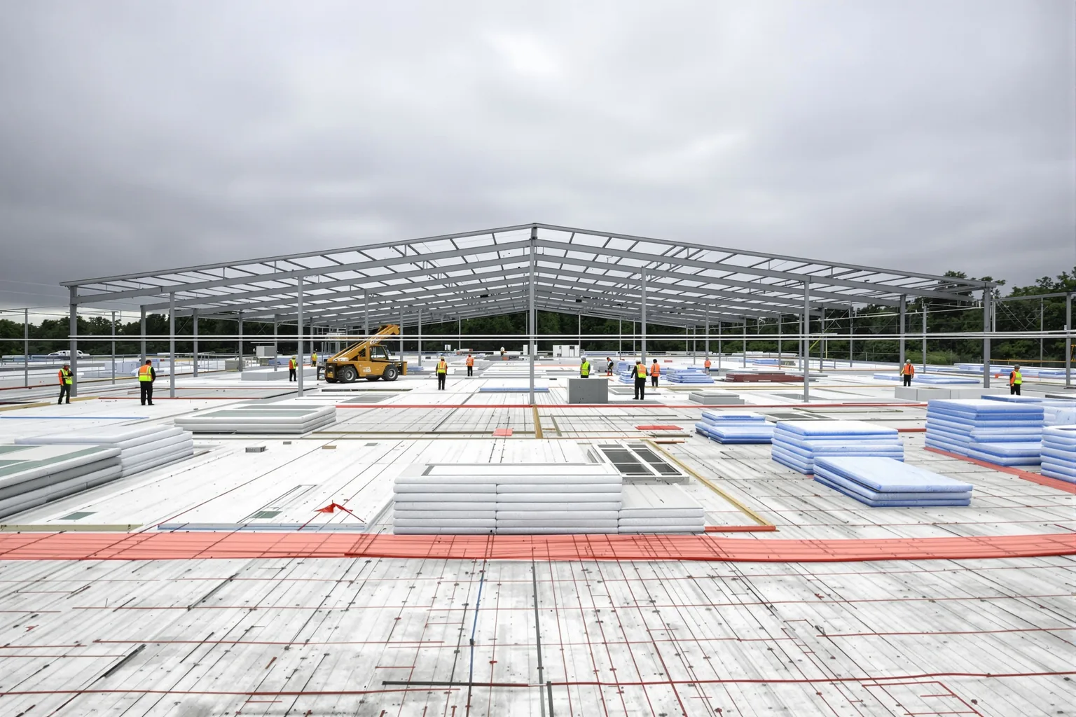Nieuw industrieel dak proces helder uitgelegd - DMA Steeldeck