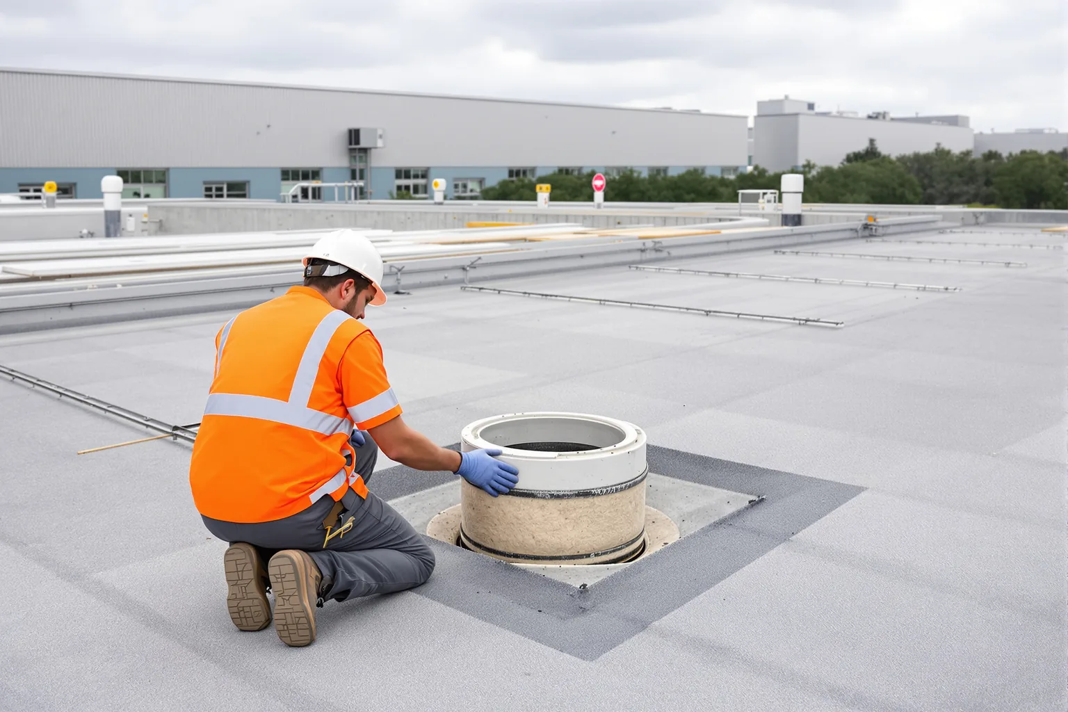 Brandveiligheid industriële dakopbouw beoordelen - DMA Steeldeck