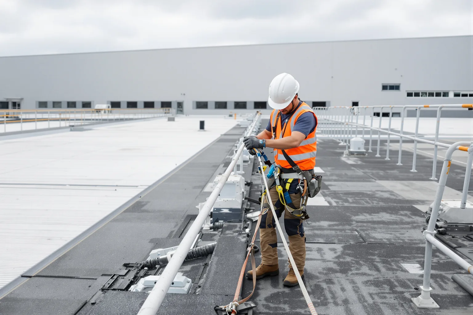 Veilig werken op industriële daken: zo pakt u het aan - DMA Steeldeck