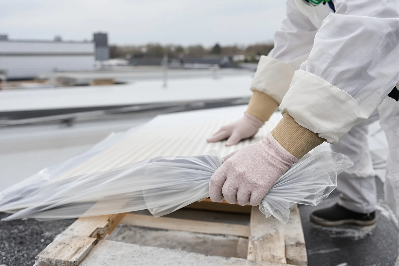 Asbestcharter Vlaams industrieel dak uitgelegd - DMA Steeldeck