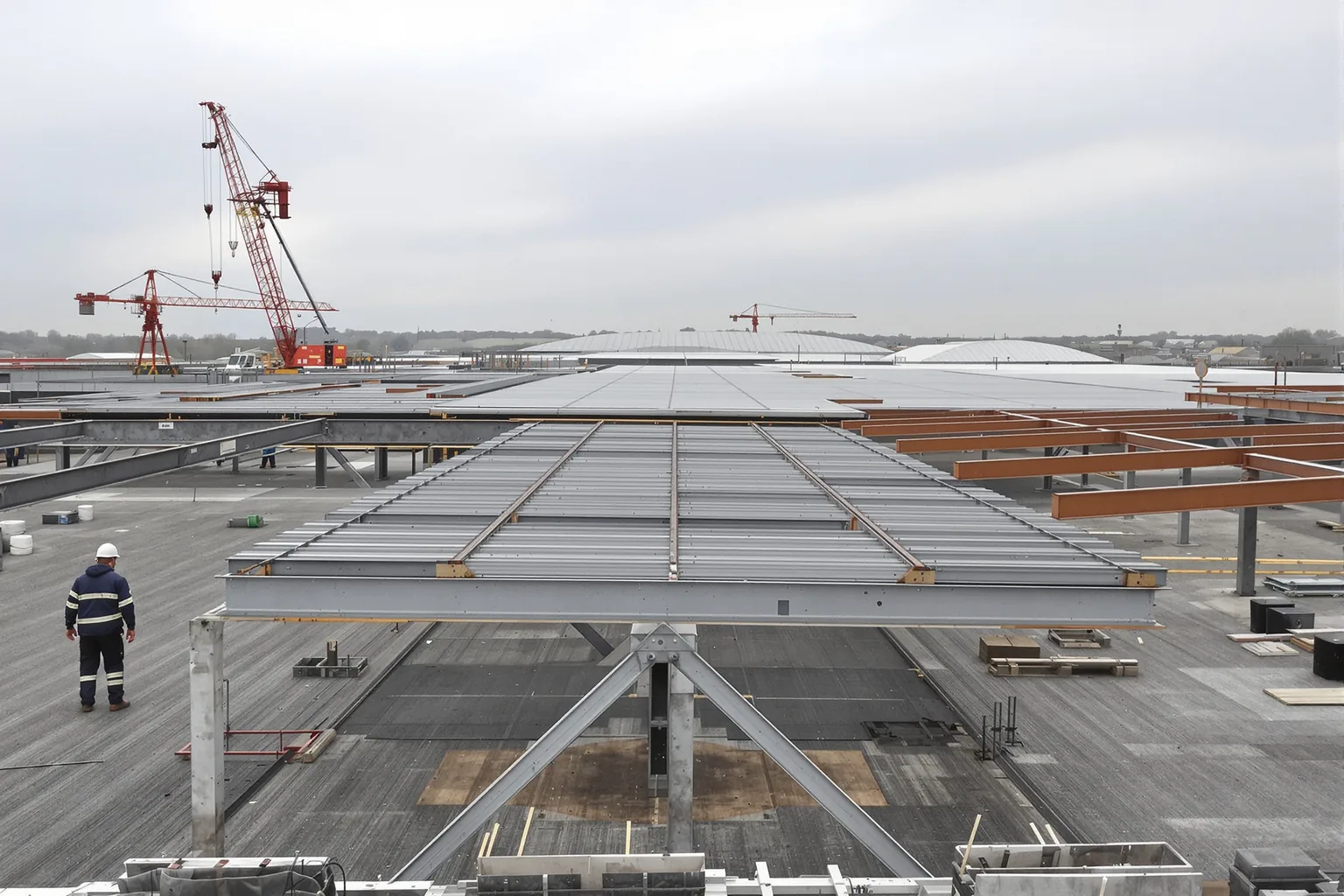Steeldeck dak of betonvloer: wat kiest u? - DMA Steeldeck