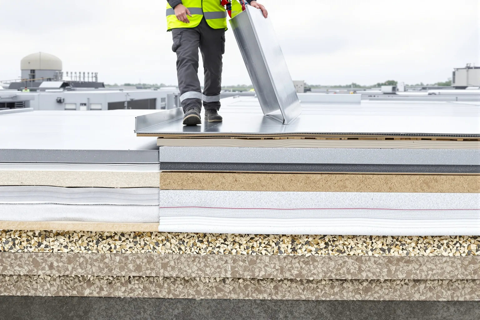 Warm dak versus koud dak bij industriehallen - DMA Steeldeck