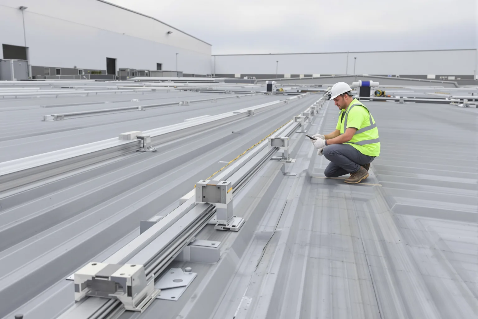 Zonnepanelen op steeldeck beoordelen vooraf - DMA Steeldeck