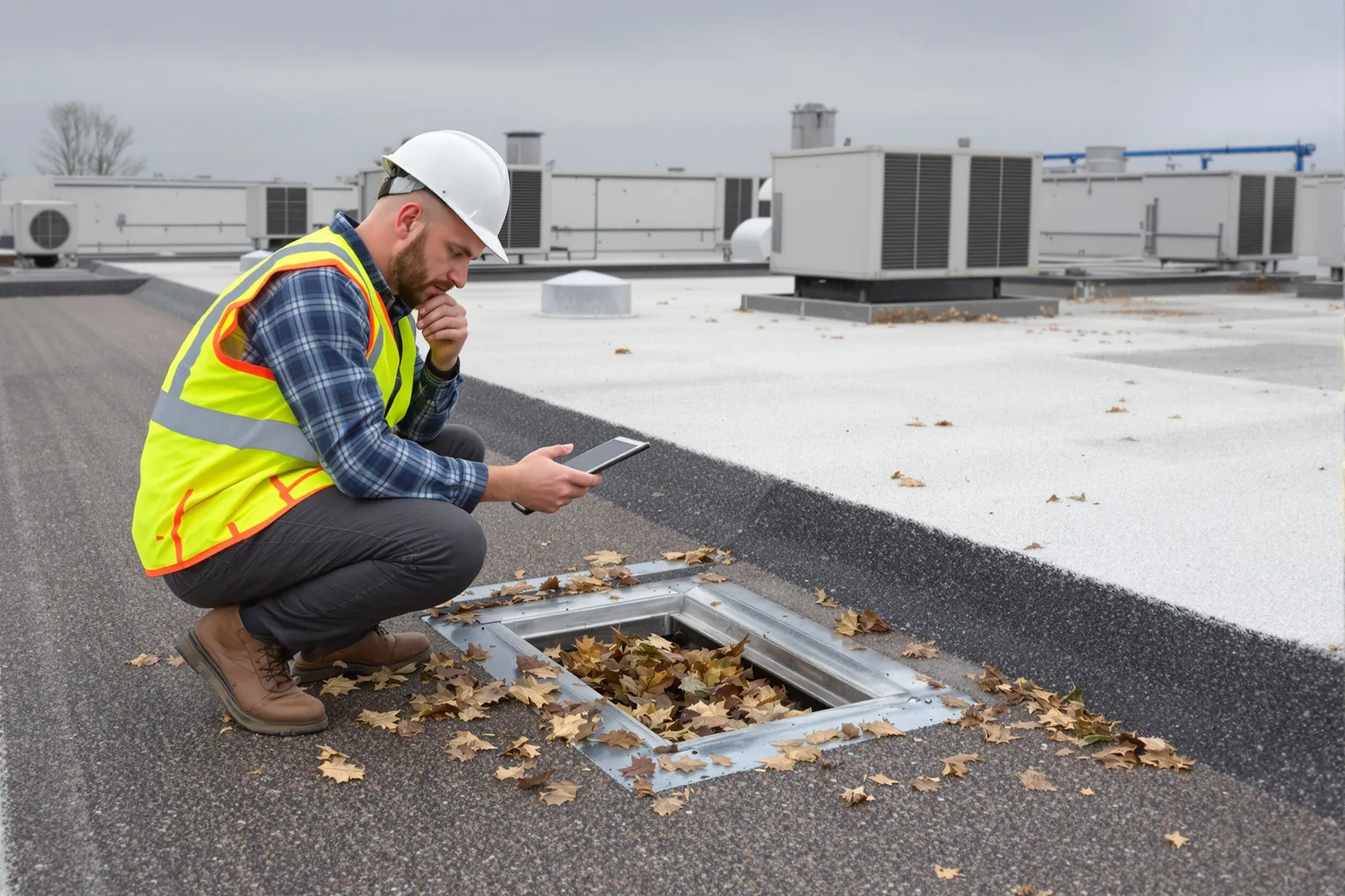 Onderhoudsplan voor industrieel plat dak - DMA Steeldeck